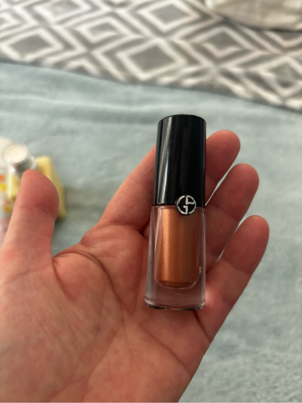 Giorgio Armani Eye Tint Liquid Eyeshadow | Metallic Bronze/Copper | Used 2x